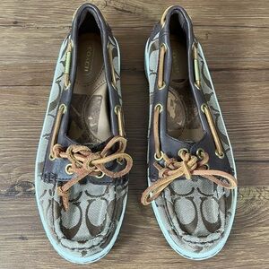 Coach Richelle Boat Shoes Women’s Size 5 Sneakers Low Top